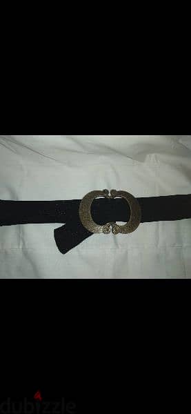 belt copper buckle black with gold 4