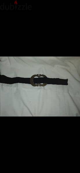 belt copper buckle black with gold 6