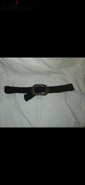 belt copper buckle black with gold 9