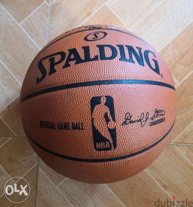Magic johnson hologram authenticated nba spalding basketball ball 2