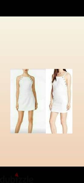 dress Guess white dress open back s to xxL