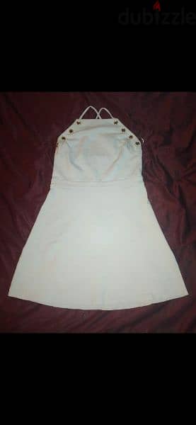 dress Guess white dress open back s to xxL 3