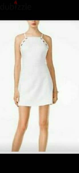 dress Guess white dress open back s to xxL 5