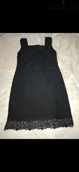 dress black dress trim lace shoulder s to xxL 2