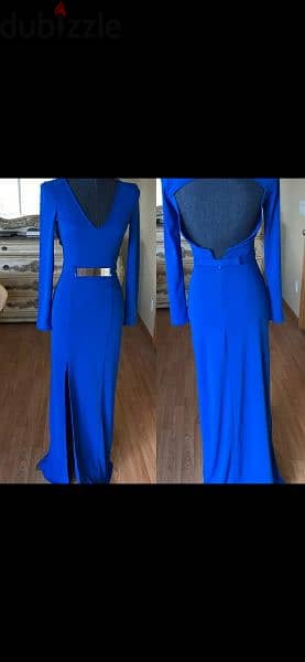 long dress with belt m l xl xxl