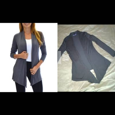 grey cardigan light cotton s to xL 1=7$ or 3=15$