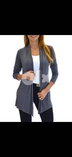 grey cardigan light cotton s to xL 1