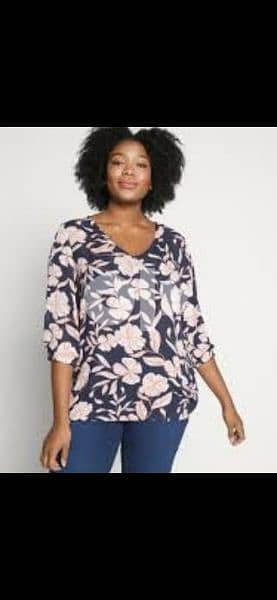 top floral navy and pink s to xxxL 4