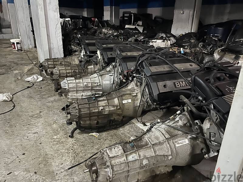 All types of BMW engines and used spare parts     BMW جميع أنواع قطع 5