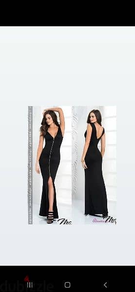 long dress zipper front lycra s to xxL