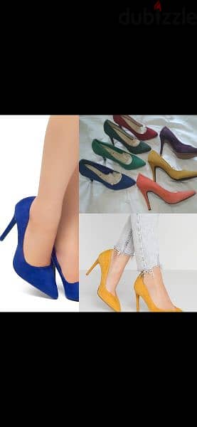 stillettos 7 colours suede leather 38.39. 40.