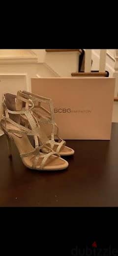 shoes BCBG sandals nude with strass 39/40 0