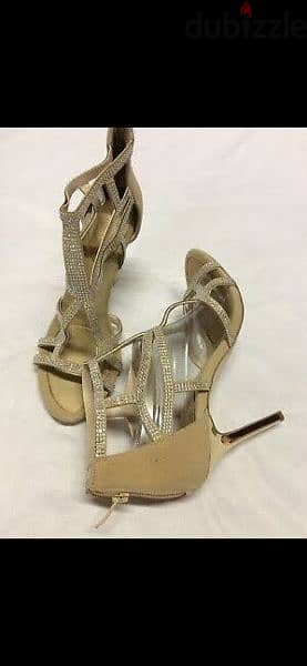 shoes BCBG sandals nude with strass 39/40 1