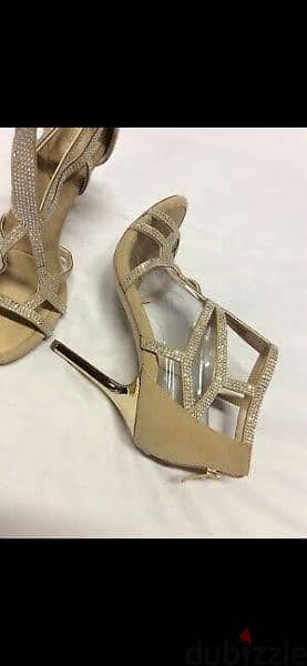 shoes BCBG sandals nude with strass 39/40 5