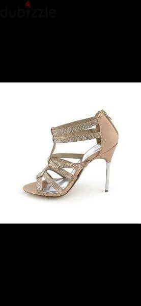 shoes BCBG sandals nude with strass 39/40 8