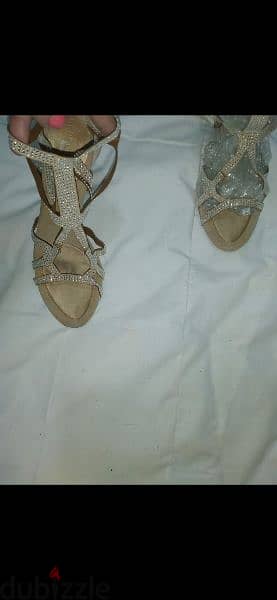 shoes BCBG sandals nude with strass 39/40 11