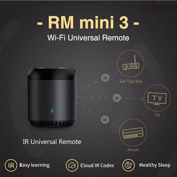 Wi-fi Universal remote  AC,TV, . . . ( RM Mini 3) 2