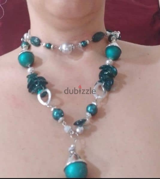 necklace  green emerald 2