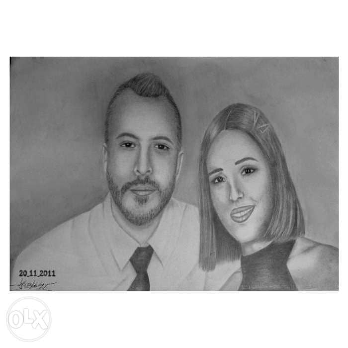 50*70 size portrait drawing 0