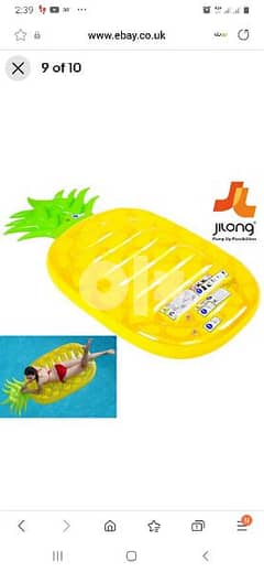 Jilong Airbed – Pineapple Jumbo Pineapple Mattress / 3$ delivery.