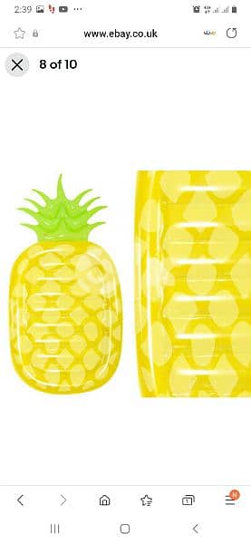 Jilong Airbed – Pineapple Jumbo Pineapple Mattress / 3$ delivery. 1