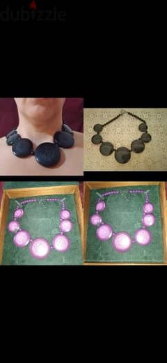 necklace purple or black