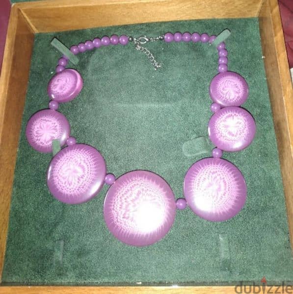 necklace purple or black 6