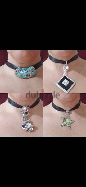 necklace choker big pendant   1=7$ or 3=15$