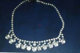 necklace vintage strass necklace 0