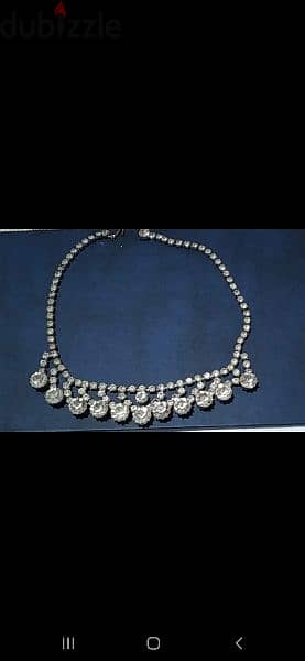 necklace vintage strass necklace 1