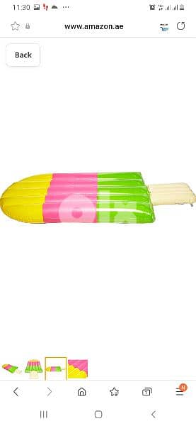 jilong INFLATABLE ICE CREAM LOLLY POP LOUNGER AIR MAT/ 3$ delivery 2