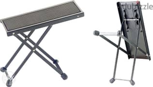 Metal foot rest for guitar players