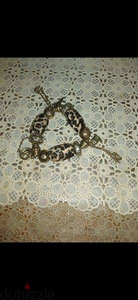 necklace set leopard print 3a2ed w esswara 1