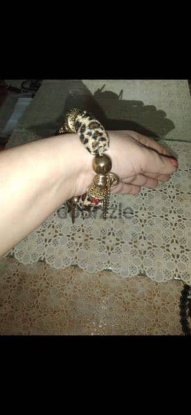 necklace set leopard print 3a2ed w esswara 6
