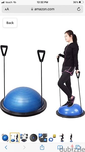 Half Ball Balance Trainer 58cm 1