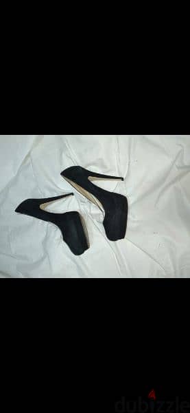 black suede high heels 39/40 worn twice 1