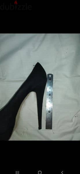 black suede high heels 39/40 worn twice 9