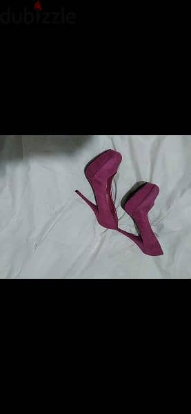 shoes suede pink 38 39 40 worn once 1