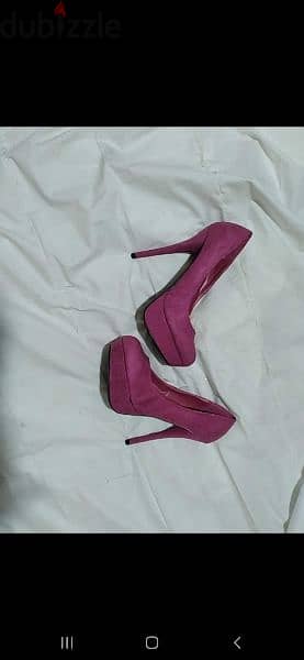 shoes suede pink 38 39 40 worn once 2