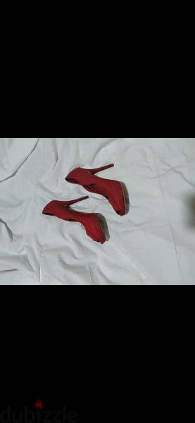 Shoes zara open toe red shoes size 38/39 worn 2 times 6