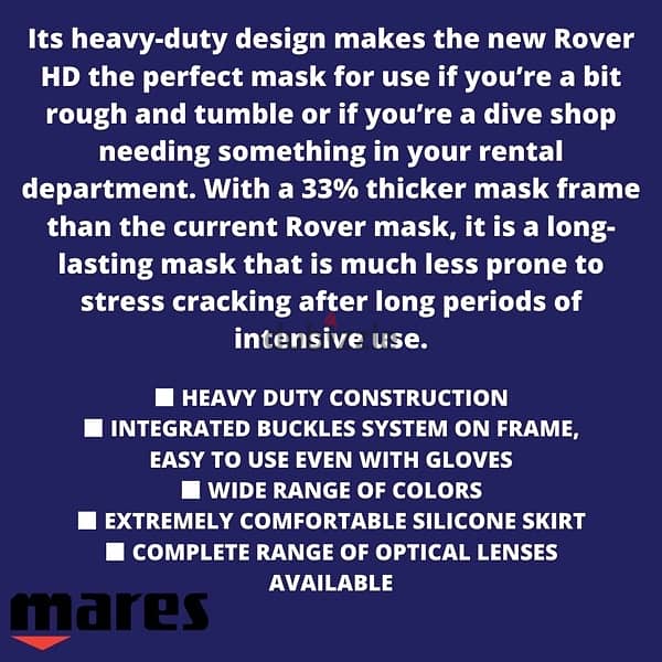Mares Rover scuba diving mask 1