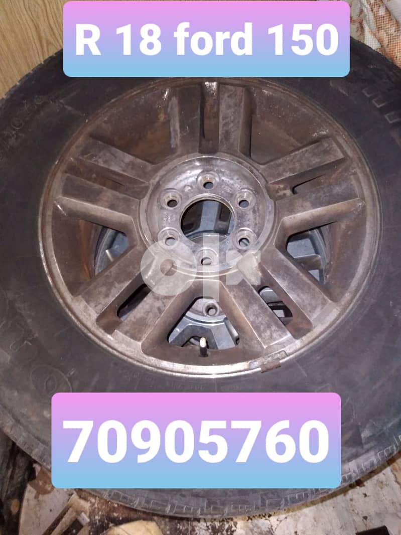 used rims & tires 16" 4