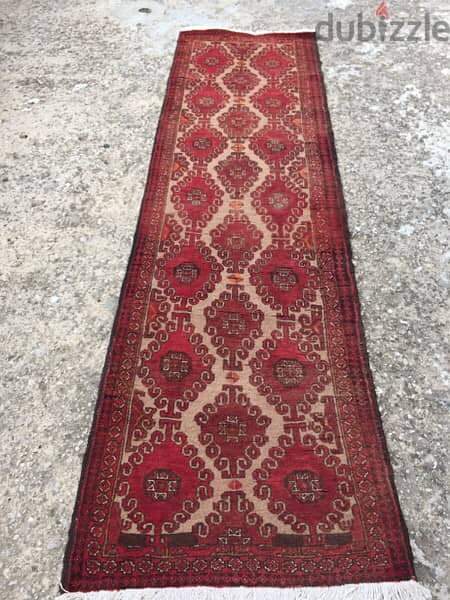 سجادة عجمية. شغل يدوي صوف كريدور 245/70. Hand made. persian carpet 8