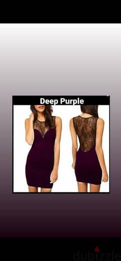 deep purple dress s to xL