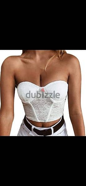 top corsset only in white s to xxL 2