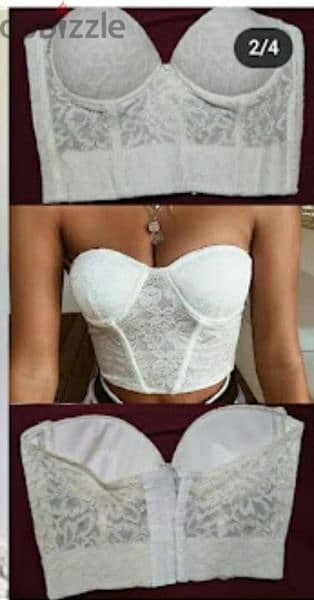 top corsset only in white s to xxL 3