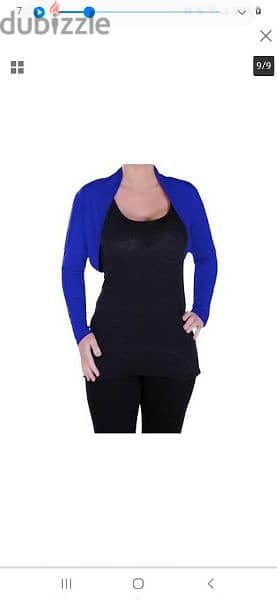 top bolero royal blue s to xxL  1=7$ or 3=15$ 2