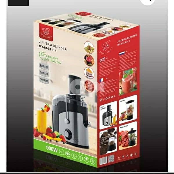 Royal swiss juice extractor+Blender+chopper+cof/3$ Delivery 2