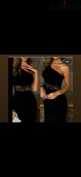 dress one shoulder lace waiste s to xxL