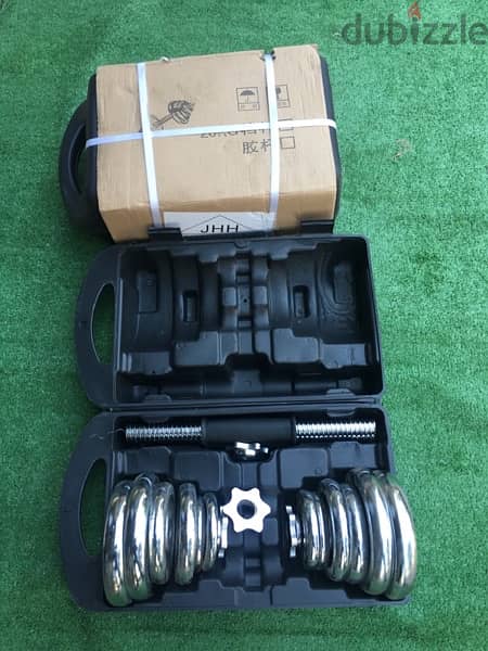 dumbell set chrome 20 kilo 70/443573 RODGE 2